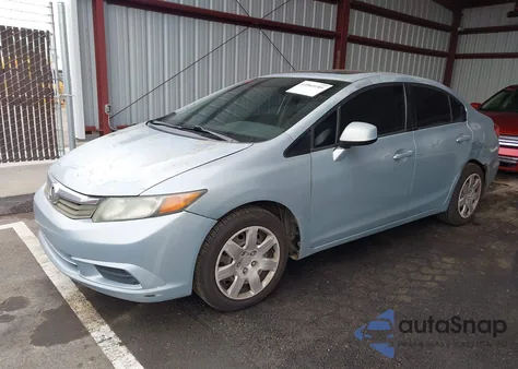 2012 Honda Civic Ex из США, поврежденный, VIN 19XFB2F80CE324199